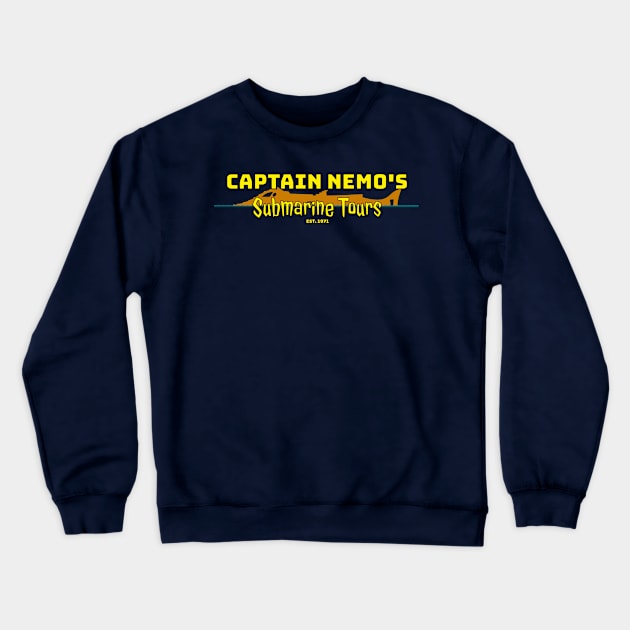 Captain Nemo's Submarine Tours Crewneck Sweatshirt by NicksProps